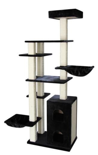 Topmast Heavy Krabpaal Excellence Zwart 140 x 62 x 217 cm - 59 Kilo! - AANBIEDING