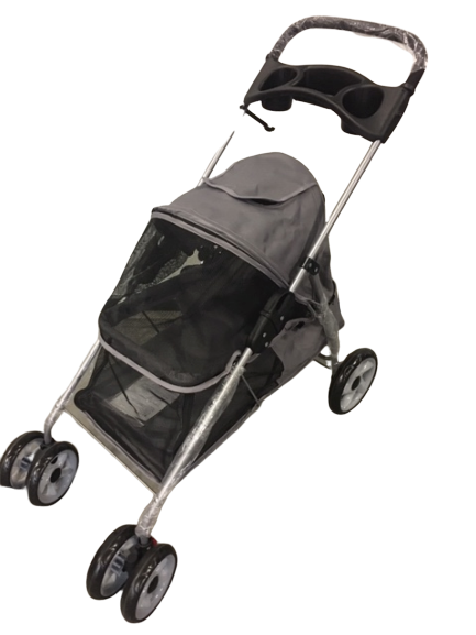Topmast Hondenbuggy 4 wielen Antraciet 94 x 46 x 91,5 cm