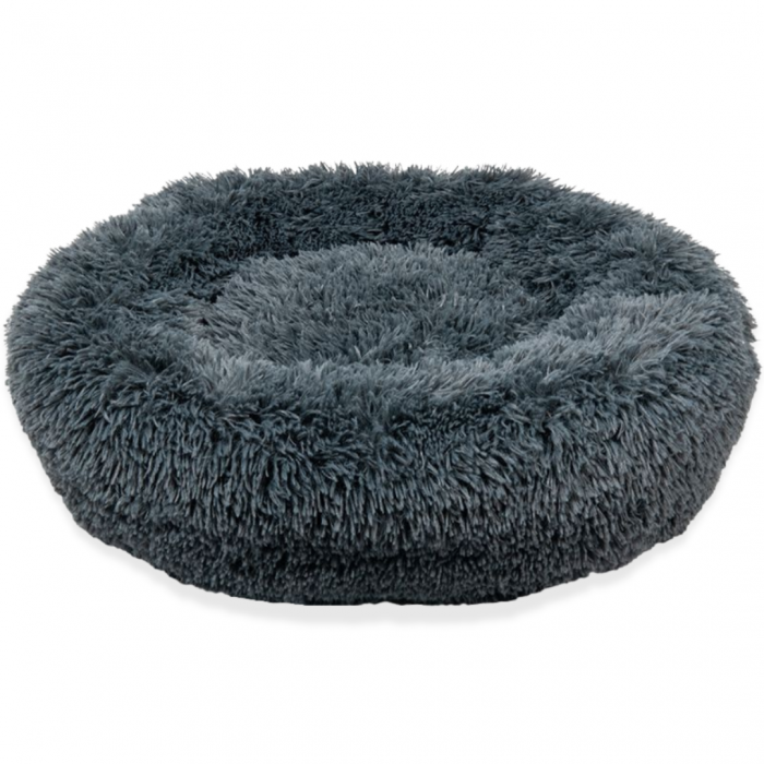 Topmast Fluffy Donut Dierenmand - 65 cm - Antraciet - M