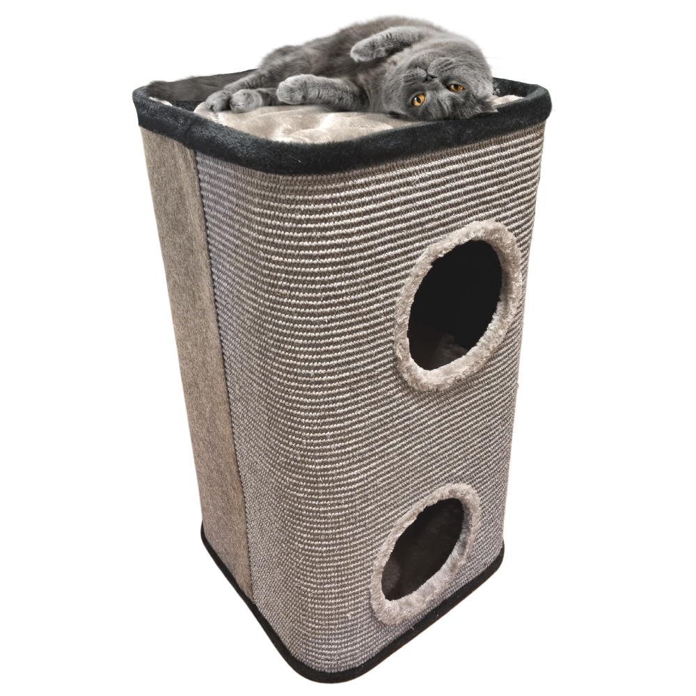 Topmast Krabton Cattower - Grijs - Maat XL - 120  x 40 x 40 cm