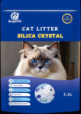 Besger Pet Kattenbakvulling Silica 3.8 liter - Super Absorberend & 99% stofvrij