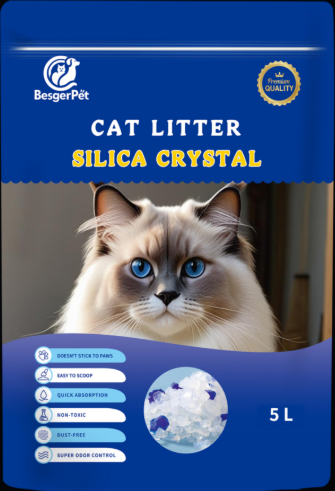 Besger Pet Kattenbakvulling Silica 5 liter - Super Absorberend & 99% stofvrij