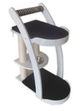 Topmast Krabmeubel Sanne  Wit - Zwart 60 x 36 x 81 cm