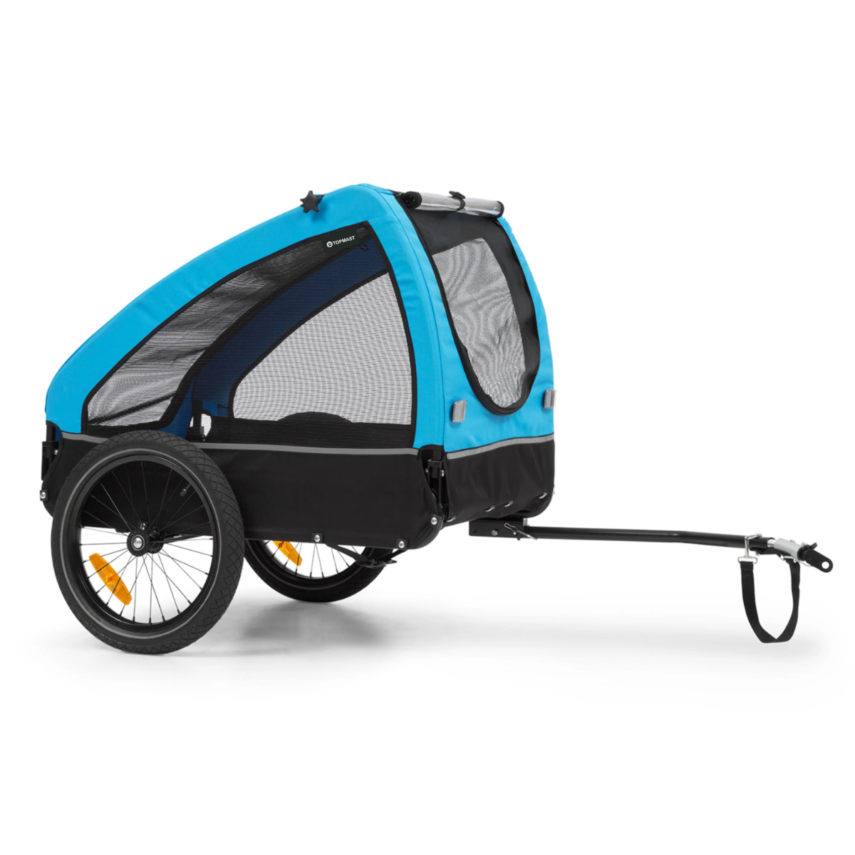 TOPMAST SHUTTLE Hondenfietskar - SmartSpace  - <45 kg - Zwart Blauw - 54 x 58 x 86 cm