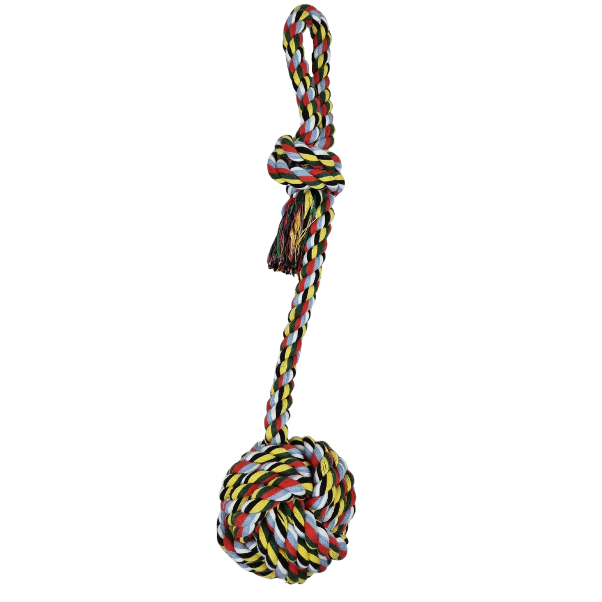 Topmast Knooptouw - Met Flostouw Bal en Handgreep - 50 cm - 215 Gram