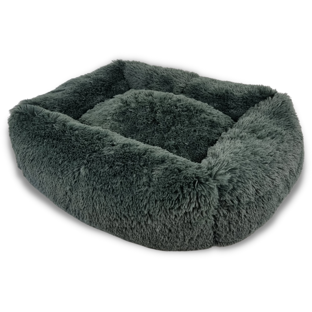 Topmast Fluffy Lounge Serie - Pluche Dierenmand - Antraciet