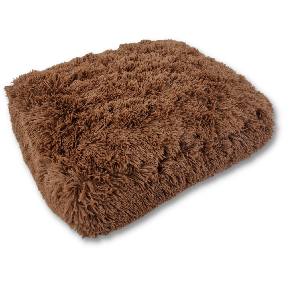 Topmast Fluffy Lounge Serie - Dierenmatras - Bruin