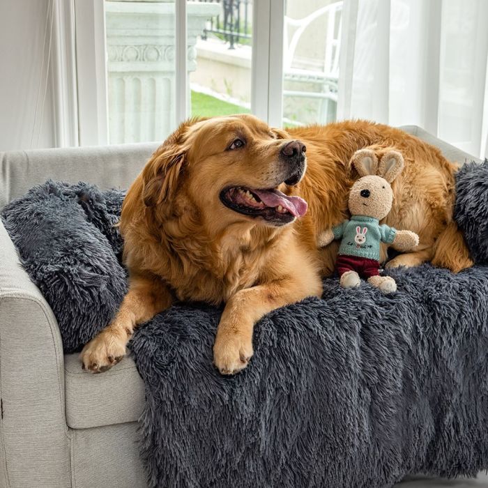 Topmast Hondenmat Comfy - Fluffy Pluche Hondenmand
