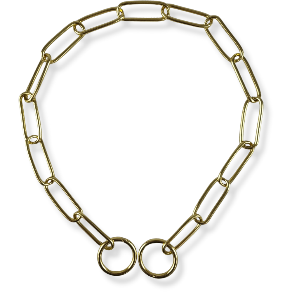 Topmast Slipketting Vintage - Met Lange Schakels - Goud