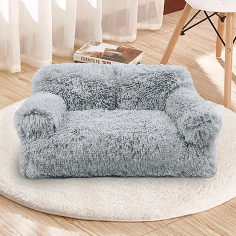 Topmast Fluffy Sofa - Grijs - 66 x 48 x 33 cm