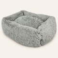 Topmast Fluffy Lounge hondenmand zilver - productfoto