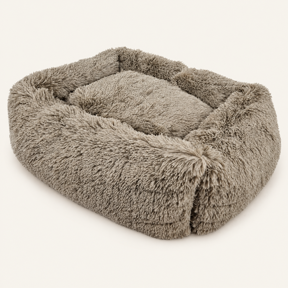 Topmast Fluffy Lounge dierenmand taupe - productfoto