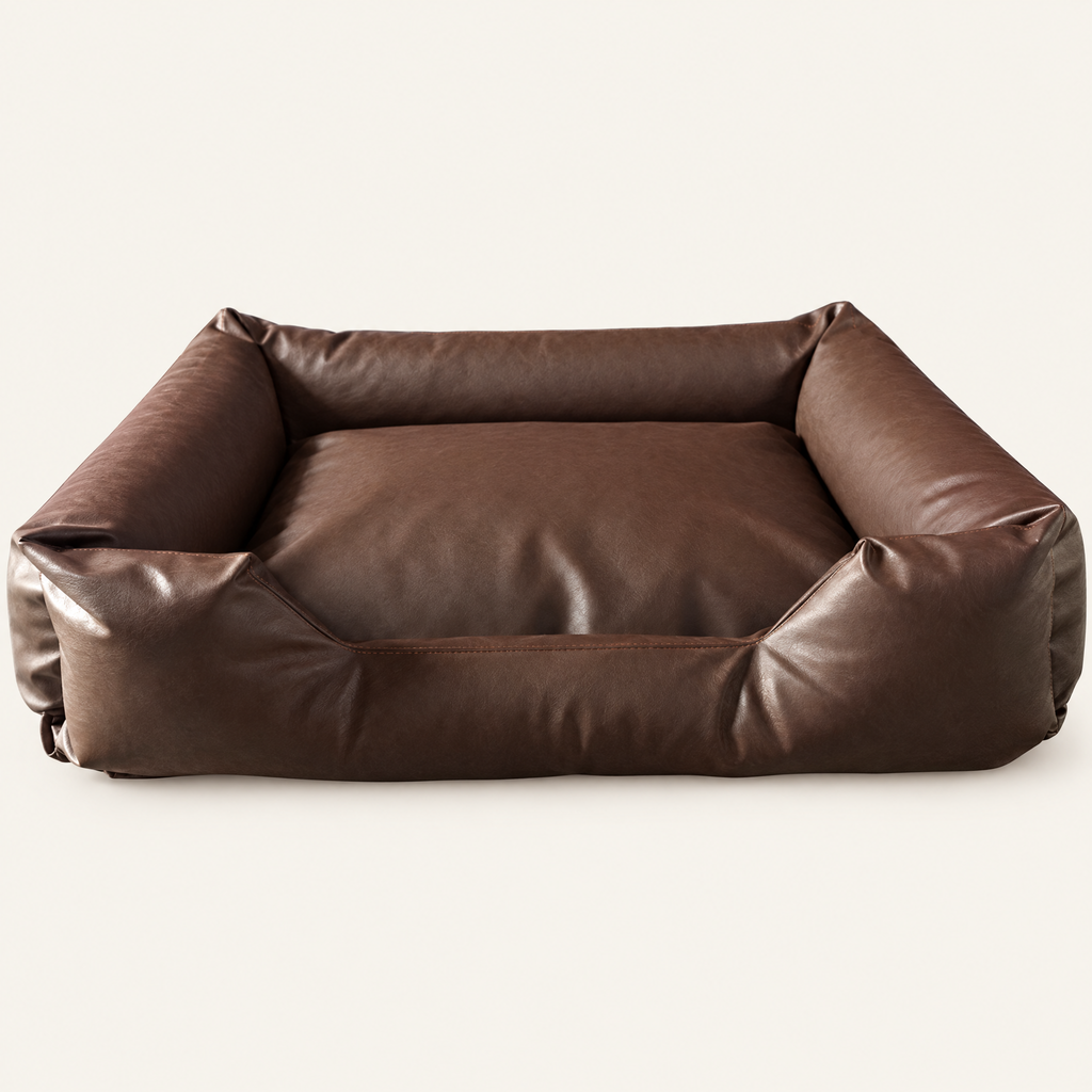 Topmast hondensofa leatherlook bruin - productfoto