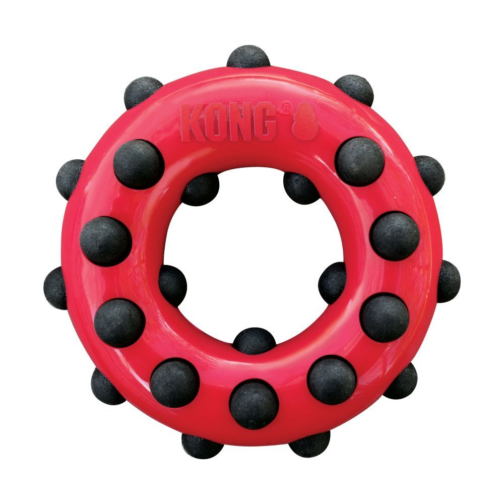 KONG Dotz Circle - Bijtring - Duurzaam Rubber