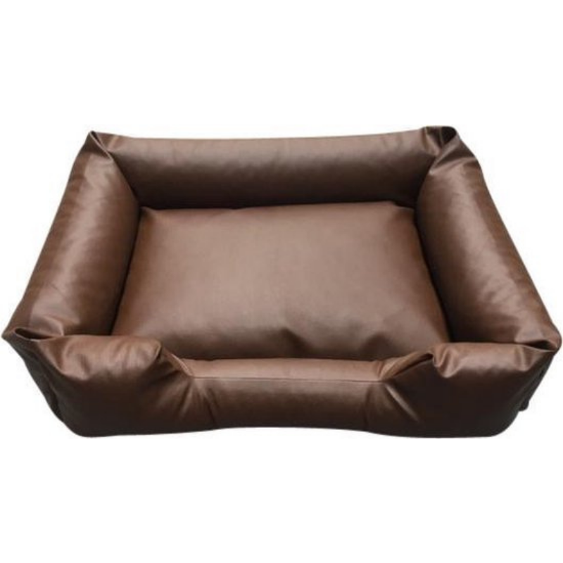 Topmast hondensofa leatherlook bruin