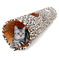 Topmast Leopard Kattentunnel - Speeltunnel 120 x 25 CM