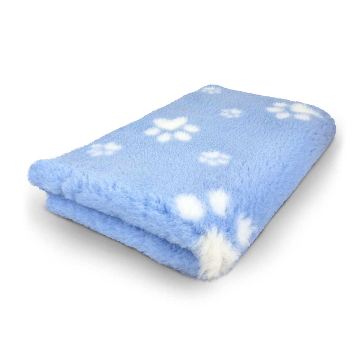 Vet Bed - Lichtblauw met Witte Pootjes - Antislip Hondenmat