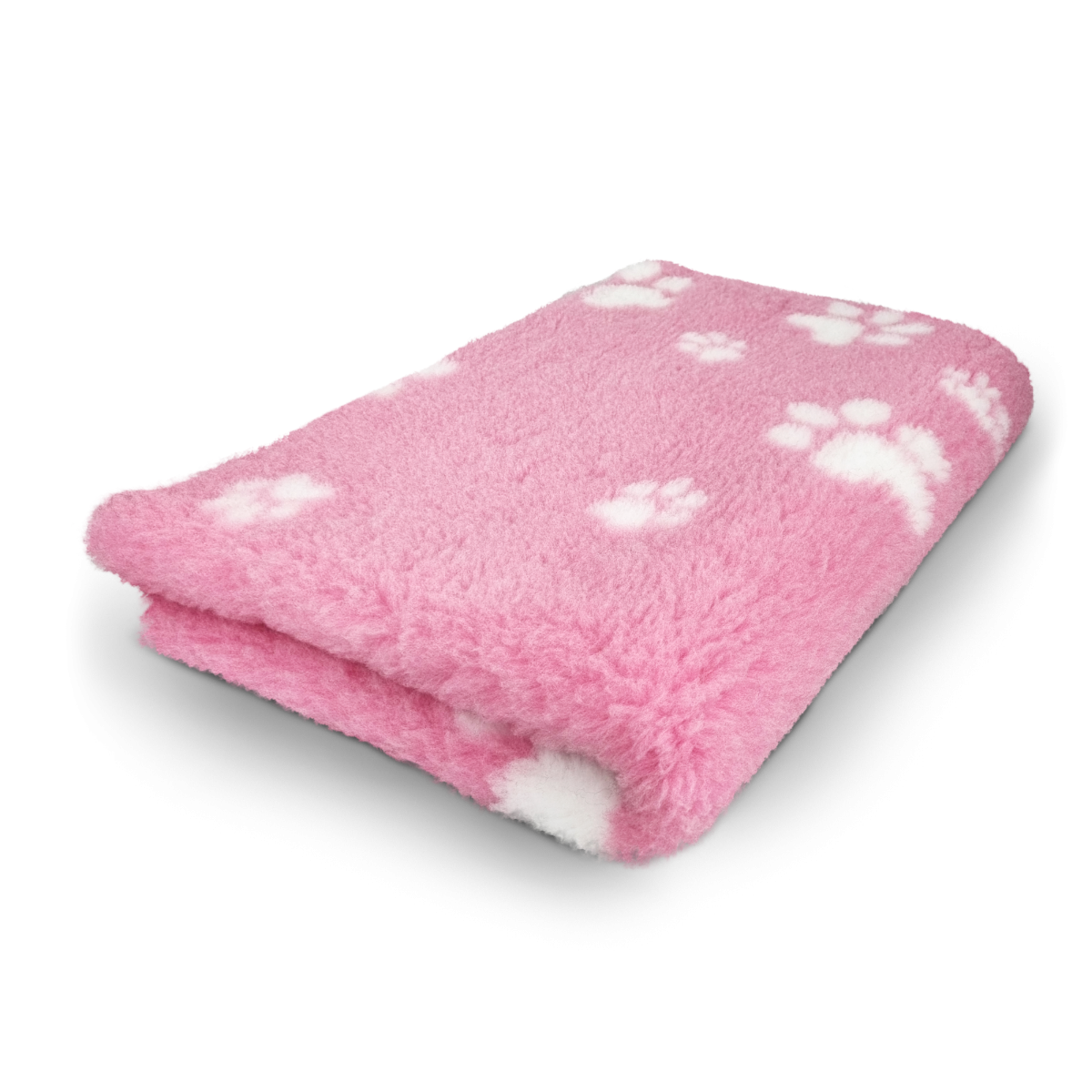 Vet Bed - Roze met Witte Pootjes - Antislip Hondenmat