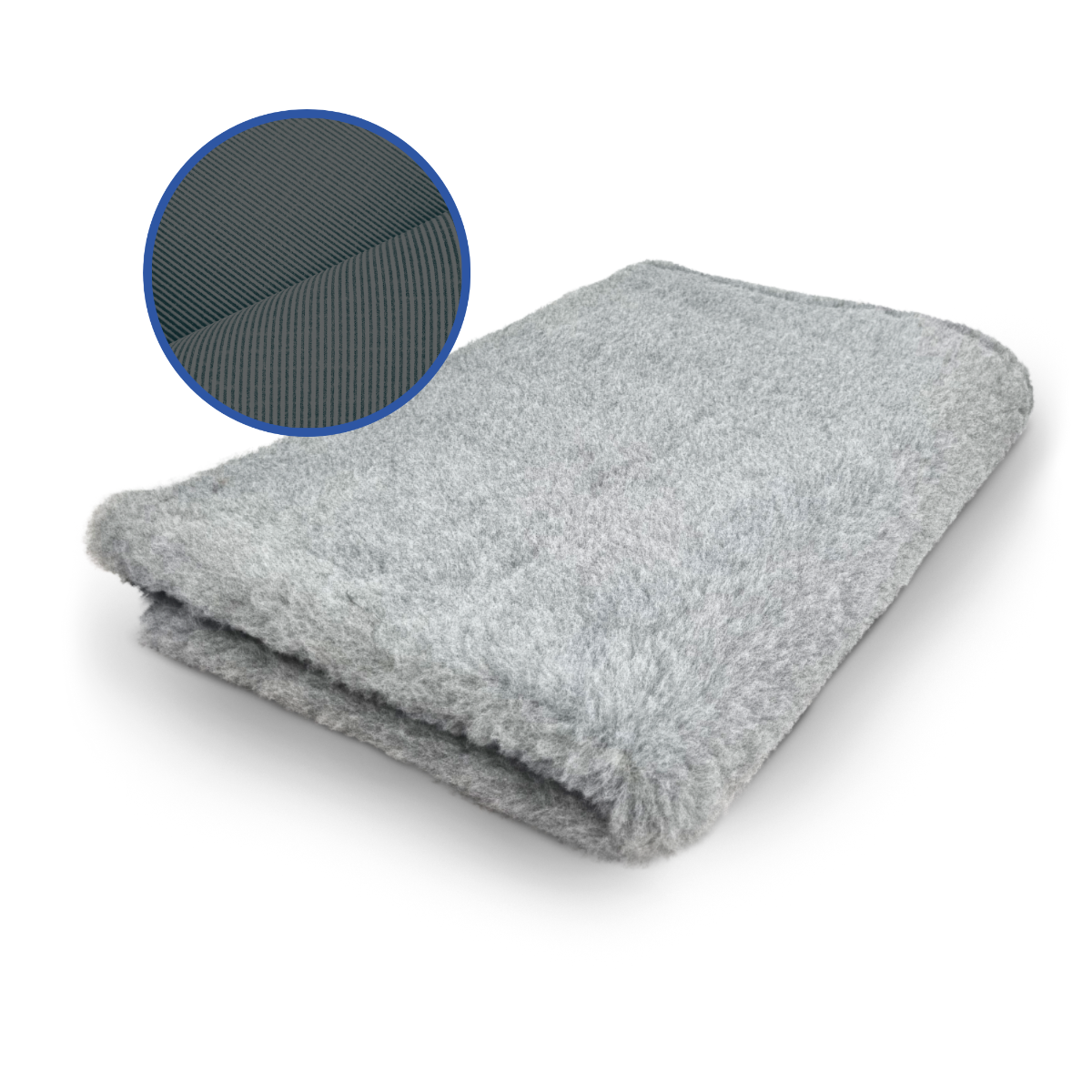 Vetbed PROF Grijs Effen - Antislip Hondenmat - Extra Dik - 30 MM - New design!