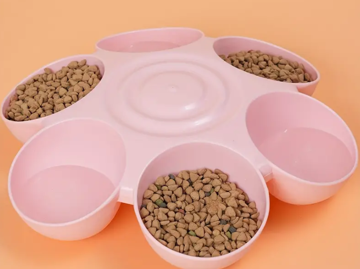 Puppybar - Puppy Voerbakjes 6 in 1 - Stevig kunststof - Roze