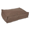 Topmast Hondenkussen Riva - Extra Dik Matras 27 cm - Bruin - Orthopedische silicone vulling