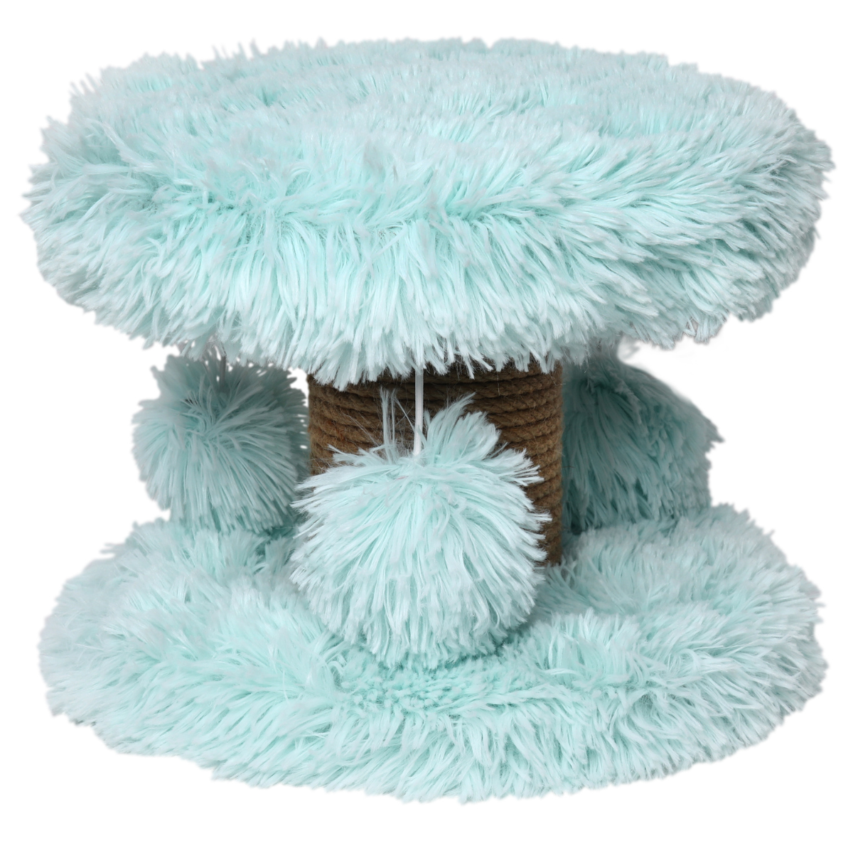 Topmast Krabpaal Fluffy Langhaar Lycia - Lichtblauw