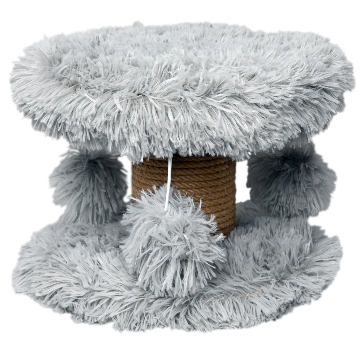 Topmast Krabpaal Fluffy Langhaar Lycia - Grijs