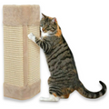 Krabplank Hoek - Beige - Pluche en Sisal - 50 x 23 cm