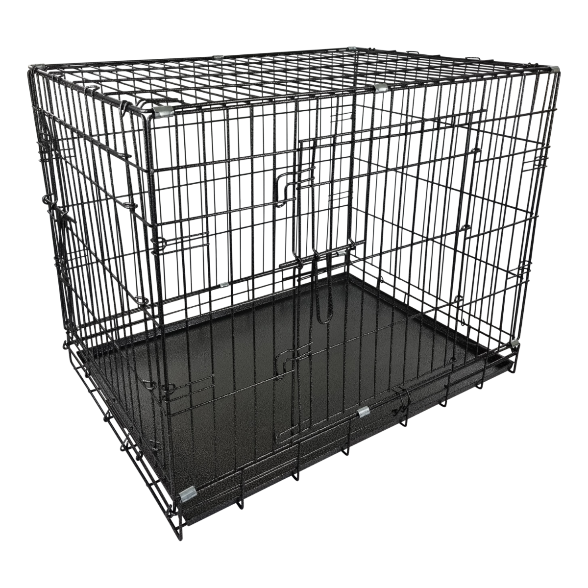 Topmast Hondenbench Premium - Black Silver Coating