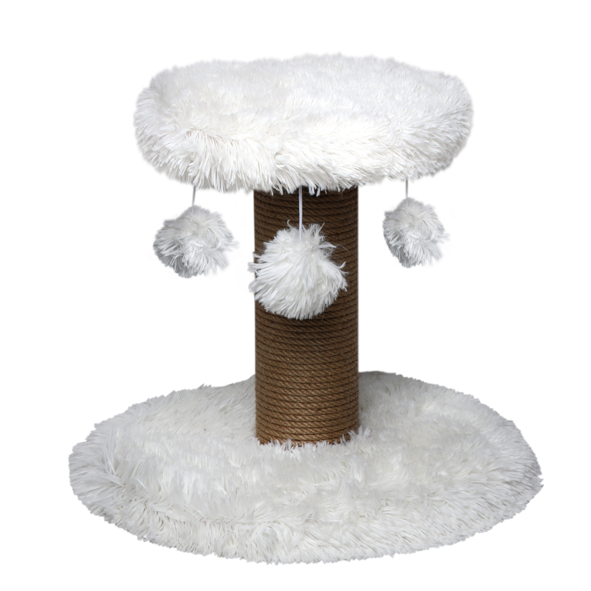 Topmast Krabpaal Fluffy Langhaar - Rio - Wit