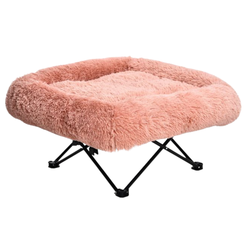 Topmast Dierenstretcher Fluffy - Roze - 72 x 72 cm