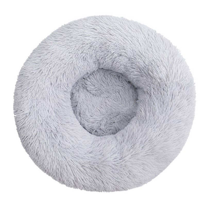 Topmast Fluffy Donut Dierenmand - Grijs - Diverse Maten