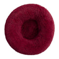 Topmast Fluffy Donut Dierenmand - Bordeaux - Diverse Maten