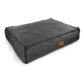 Topmast Hondenkussen Riva - Extra Dik Matras 27 cm - Antraciet - Orthopedische silicone vulling