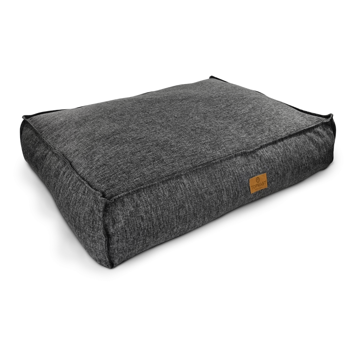 Topmast Hondenkussen Riva - Extra Dik Matras 27 cm - Antraciet - Orthopedische silicone vulling