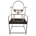 Topmast Papegaaienstandaard Rio - Antraciet - 74 x 104 x 157 cm