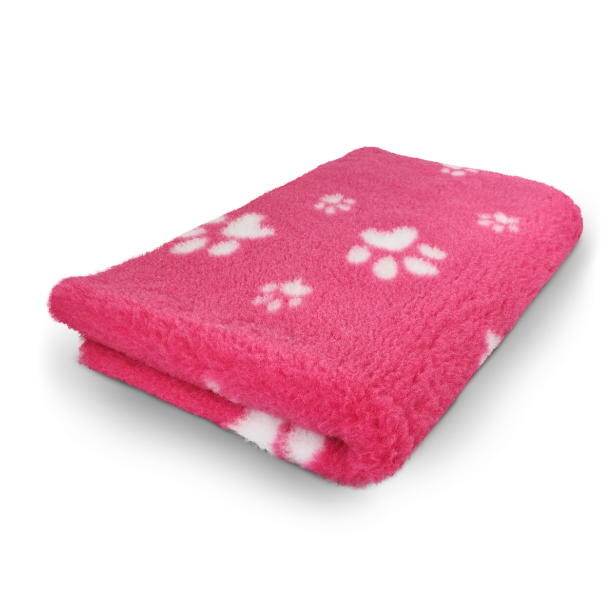 Vet Bed - Fuchsia met Witte Pootjes - Antislip Hondenmat
