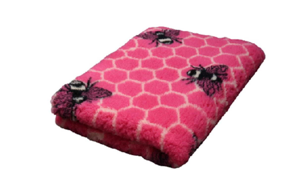 Vet Bed Bees - Cerise - Antislip Hondenmat