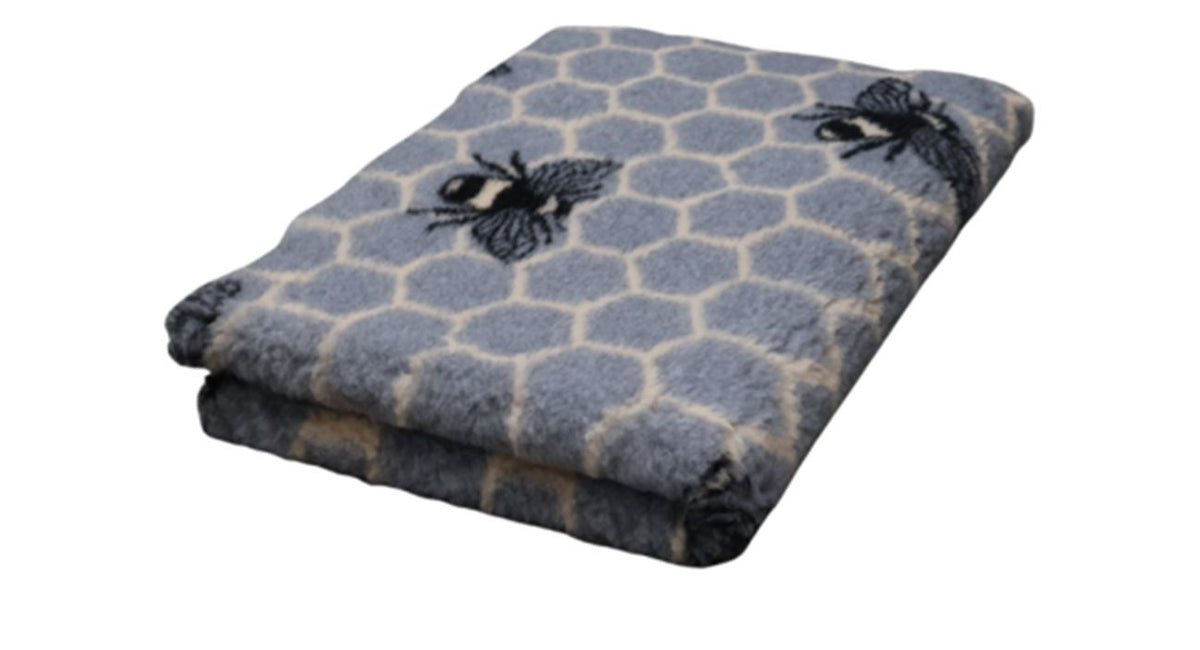 Vet Bed Bees - Grijs  Antislip Hondenmat