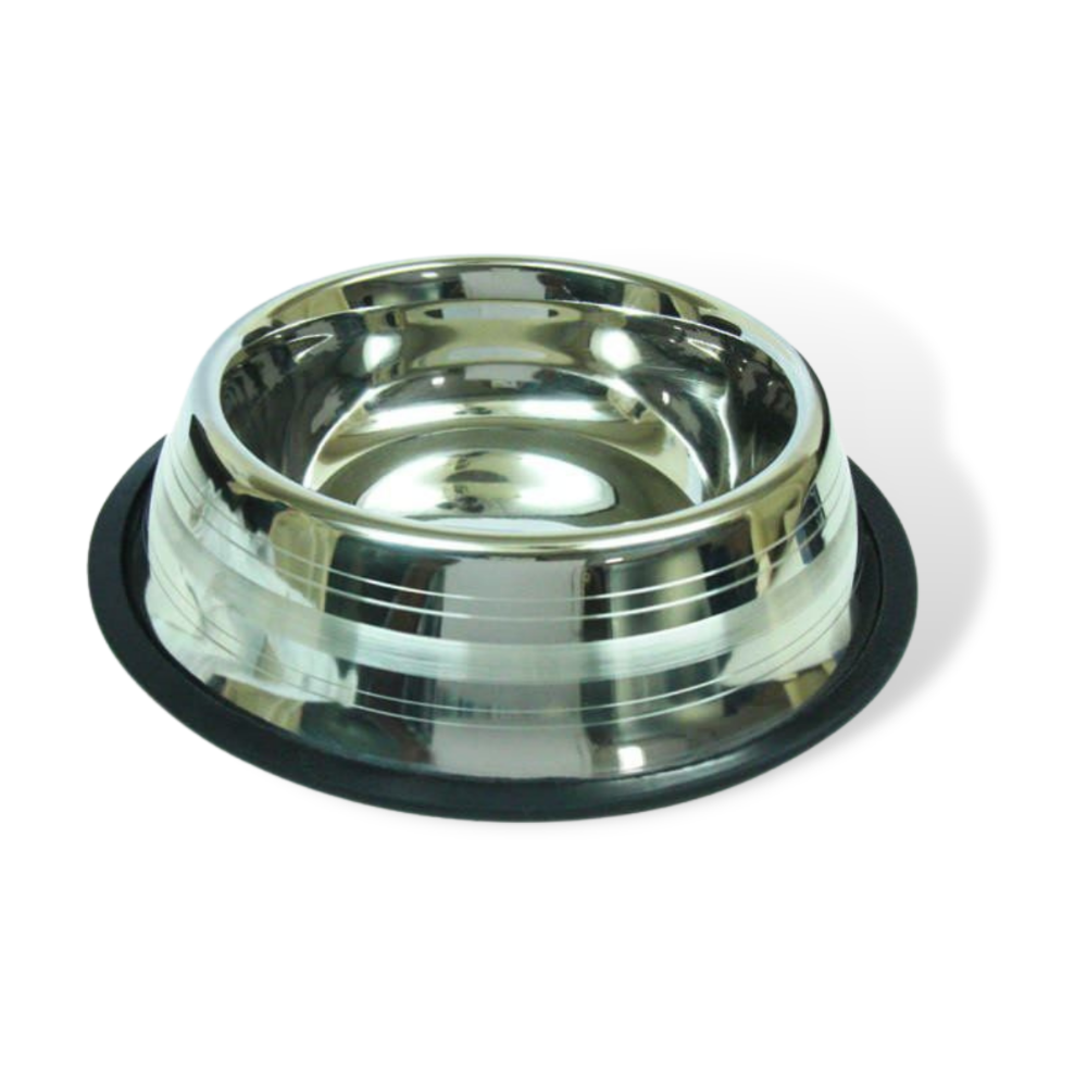 Voerbak Silver Touch - Antislip - RVS