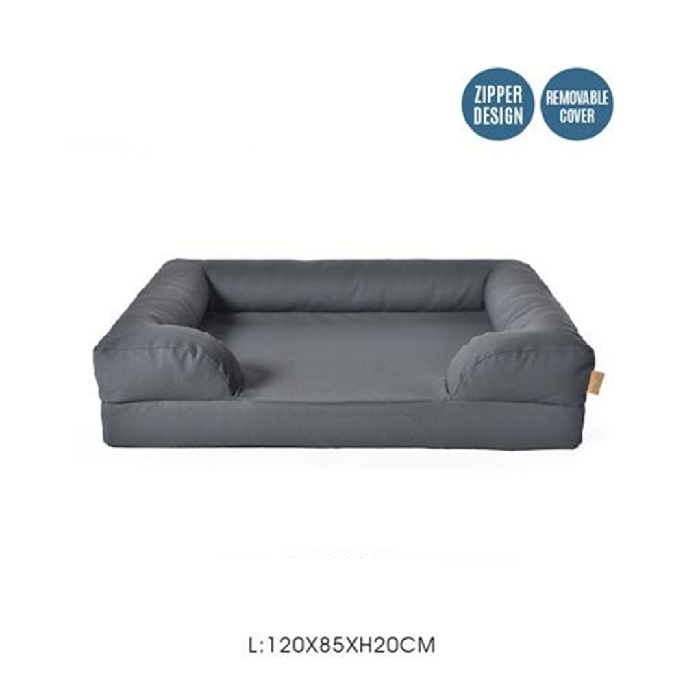 Topmast Hondenbed Antraciet - waterproof - 120 x 85 x 20 cm 